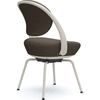 オカムラ パラベル カバーリング スチール４本脚 インターロック ライトグレージュ×ダークブラウン 8CBAGN FXW3 1脚（直送品）