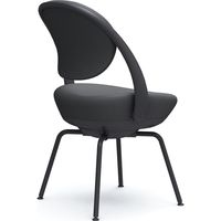 オカムラ パラベル スタンダードタイプ スチール４本脚 ブラックボディ ダークグレー（ツイル） 8CBAGR FKY1 1脚（直送品）