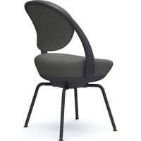 オカムラ パラベル スタンダードタイプ スチール４本脚 ブラックボディ グレー（ツイル） 8CBAGR FKY2 1脚（直送品）