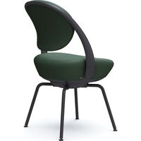 オカムラ パラベル カバーリングタイプ スチール４本脚 ブラックボディ ダークグリーン（インターロック） 8CBAGS FXW5 1脚（直送品）