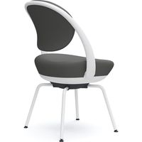 オカムラ パラベル スタンダードタイプ スチール４本脚 ホワイトボディ グレー（ツイル） 8CBAGW FKY2 1脚（直送品）