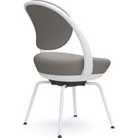 オカムラ パラベル スタンダードタイプ スチール４本脚 ホワイトボディ ライトグレー（ツイル） 8CBAGW FKY3 1脚（直送品）