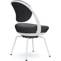 オカムラ パラベル スタンダードタイプ スチール４本脚 ホワイトボディ ダークグレー（インターロック） 8CBAGW FXW0 1脚（直送品）