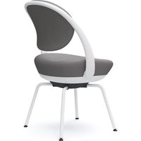 オカムラ パラベル スタンダードタイプ スチール４本脚 ホワイトボディ グレー（インターロック） 8CBAGW FXW1 1脚（直送品）