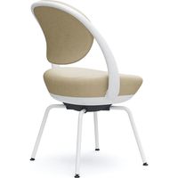 オカムラ パラベル スタンダードタイプ スチール４本脚 ホワイトボディ ベージュ（インターロック） 8CBAGW FXW2 1脚（直送品）