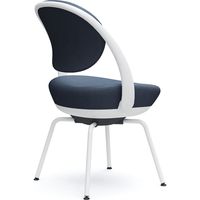 オカムラ パラベル スタンダードタイプ スチール４本脚 ホワイトボディ インディゴ（インターロック） 8CBAGW FXW4 1脚（直送品）