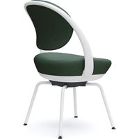 オカムラ パラベル スタンダードタイプ スチール４本脚 ホワイトボディ ダークグリーン（インターロック） 8CBAGW FXW5 1脚（直送品）