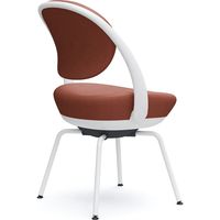 オカムラ パラベル スタンダードタイプ スチール４本脚 ホワイトボディ テラコッタ（インターロック） 8CBAGW FXW6 1脚（直送品）