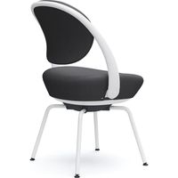 オカムラ パラベル カバーリングタイプ スチール４本脚 ホワイトボディ ダークグレー（インターロック） 8CBAGY FXW0 1脚（直送品）