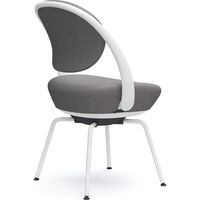 オカムラ パラベル カバーリングタイプ スチール４本脚 ホワイトボディ グレー（インターロック） 8CBAGY FXW1 1脚（直送品）