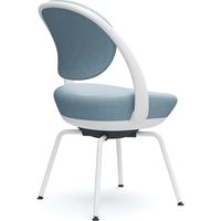 オカムラ パラベル スタンダードタイプ スチール４本脚 ホワイトボディ セージ（インターロック） 8CBAGW FXW9 1脚（直送品）