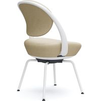 オカムラ パラベル カバーリングタイプ スチール４本脚 ホワイトボディ ベージュ（インターロック） 8CBAGY FXW2 1脚（直送品）