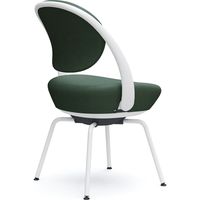 オカムラ パラベル カバーリングタイプ スチール４本脚 ホワイトボディ ダークグリーン（インターロック） 8CBAGY FXW5 1脚（直送品）