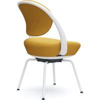 オカムラ パラベル カバーリングタイプ スチール４本脚 ホワイトボディ イエロー（インターロック） 8CBAGY FXW7 1脚（直送品）