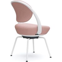 オカムラ パラベル カバーリングタイプ スチール４本脚 ホワイトボディ ペールピンク（インターロック） 8CBAGY FXW8 1脚（直送品）