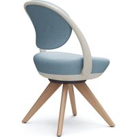 オカムラ パラベル スタンダードタイプ 木４本脚ナチュラル ライトグレージュボディ セージ（インターロック） 8CBAYL FXW9 1脚（直送品）