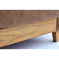 ラシック ソファ 1人掛 幅840mm ブラウン RAS-3569BR 1台（直送品）