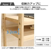 エイ・アイ・エス パインラック用 棚板 幅790×奥行300mm ナチュラル HZPR-S80 NA 1枚（直送品）