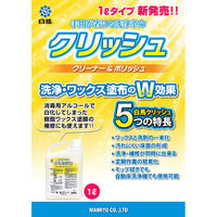 万立 白馬 クリッシュ 1L(クリーナー&ポリッシュタイプ洗浄剤) 104043 1箱(1L×6本入)（直送品）