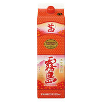 茜霧島 25度　1.8L パック　1箱（6本入）　芋焼酎 霧島酒造