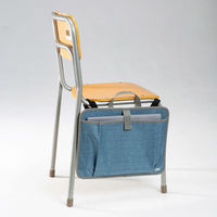 サンワサプライ チェア側面簡単取り付け収納ケース(ブルー) BAG-SCLSD1BL 1個（直送品）