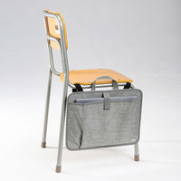 サンワサプライ チェア側面簡単取り付け収納ケース(グレー) BAG-SCLSD1GY 1個（直送品）