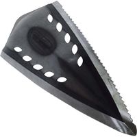 浅野木工所 刃物鋼 木柄波刃穴明デルタホー240mm 10005 1個（直送品）