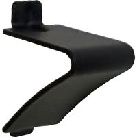 ARTIST(アーティスト) ステンレス棚柱用受V型 ブラック 4個 SA-TBR10B 清水 10パック（直送品）