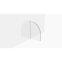 リーフジャパン 飛沫防止 PVCパネル 開口有 幅600×奥行200×高さ600mm LFP-PVC600W 1枚（直送品）