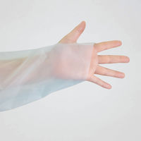 オオサキメディカル PEガウンーC 長袖 ふつう フィンガーフック ブルー 15枚入 57122 1箱(15枚入)