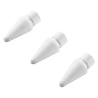 ApplePencil 専用 交換ペン先 第1/2世代両対応 抵抗・摩擦感 3個入り P-TIPAPY01WH エレコム 1個