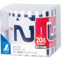 シンワ測定 77297ロッドテープ20m巾120mmクリアパックJIS #77297 1個（直送品）