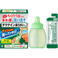 チクナイン （シャワータイプ 鼻洗浄器 +水で薄める専用原液6包） 2個 鼻うがいに 小林製薬