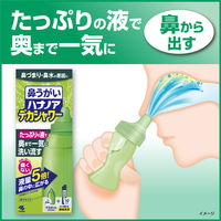 ハナノア 鼻うがい デカシャワー たっぷりの洗浄液で鼻の奥まで一気に洗える （鼻洗浄器+水で薄める濃縮原液10包） 2個