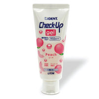 歯科医院取扱品 歯磨き粉 DENT. チェックアップジェル ピーチ 子供用（6歳～）フッ素配合 60g 1セット（2本）ライオン