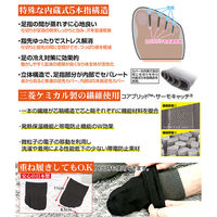 富士パックス販売 内蔵式5本指足先カバー FP-375 1セット(3個入)（直送品）