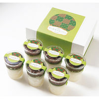 【お中元ギフト・のし付き】谷常製菓　葛の抹茶豆乳ぷりん6個　KT-KZP6　1個（直送品）