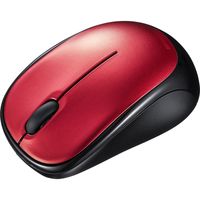 サンワサプライ 静音BluetoothブルーLEDマウス(レッド) MA-BBS311R 1個