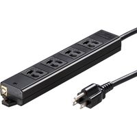 延長コード 電源タップ 3m 3P（ピン） 4個口 マグネット ブラック TAP-KS4-3BK サンワサプライ 1個