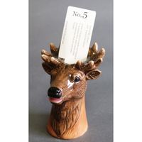 グローバルアロー 花瓶 一輪挿し フラワーベース 動物 タグ付 シカ 346712 1個（直送品）