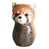 グローバルアロー 花瓶 一輪挿し フラワーベース 動物 レッサーパンダ 346725 1個（直送品）