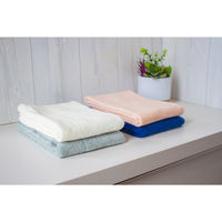 オカ バスタオル スリム カララカ 34×100cm アイボリー 384386 1個（直送品）