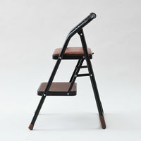 YAMAZEN チェア踏み台 WCS-2R(DBR)　1台（直送品）