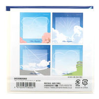 池田工業社 ブルーインパルス スクエアメモパッド 展示飛行 3580060 5個（直送品）