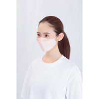 グローバル・ジャパン 接触冷感クールタイプ ニュアンス立体 マスク 30枚入 サクラピンク A6415 1セット(3セット)（直送品）