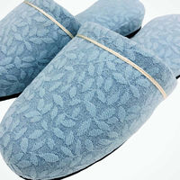 センコー FOOTWELL　カルムフーイユ　スリッパ　約25cm　ブルー FTW200999 1足（直送品）