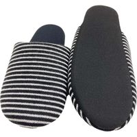 センコー S.D.S ウェルベラ スリッパ L 約26.5cm ブラック SDS150399 1足（直送品）