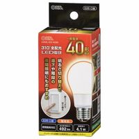 オーム電機 LED電球 A E26 4W L色 切替 LDA4L-G/D AG95 1個