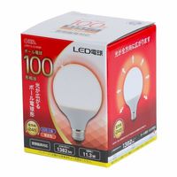 オーム電機 LED電球 G E26 11W 電球色 LDG11L-G AG93 1個