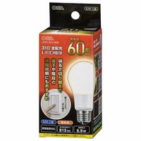 オーム電機 LED電球 A E26 7W L色 切替 LDA7L-G/D AG95 1個